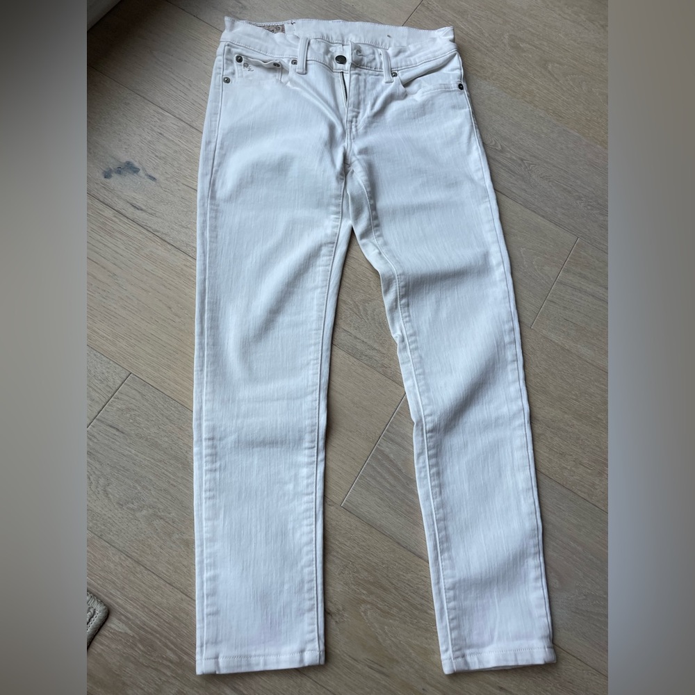 Polo Ralph Lauren White Skinny Jeans Size 27